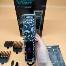 2021 New VGR V665 Professional Rechargeable Hair trimmer Electric Cordless Hair Clipper For Men